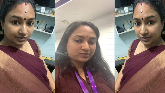 Tamil Office working Aunty Boobs And Fuck