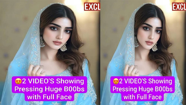 Famous Paki Tiktoker Latest Most Exclusive – Viral Stuff Total Showing Pressing Huge Boobs with Full Face