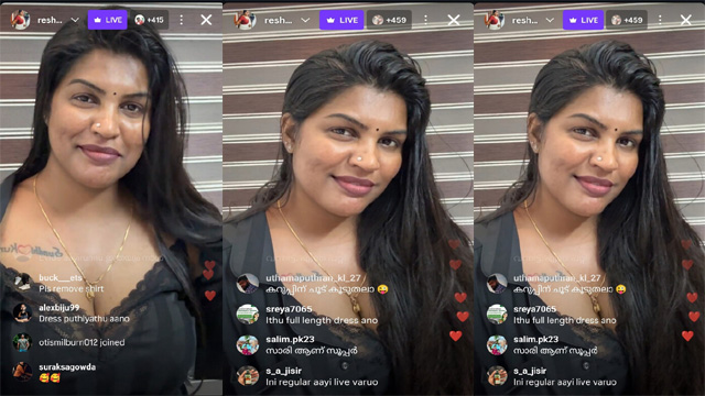 Mallu Makeup Artist Reshma Insta Exclusive Live Chat