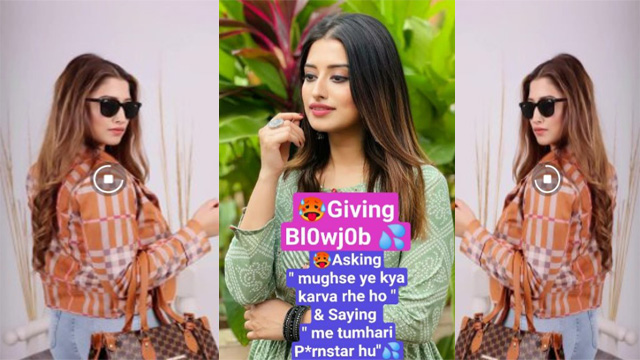 Pura Muh me Le Liya Cute Girl Giving Blowjob – Mughse ye kya karva rhe ho