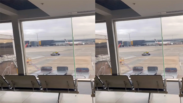 Airport Washroom Convinced Hot Young Girl Banged by Rizz Guy