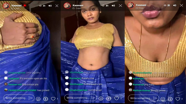Tamil Insta Fam Kanmani Paid Live chat