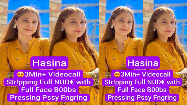 Tiktoker Hasina Latest Trending – Viral Videocall Stripping Full Nude