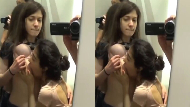 Horny College Hostel Girls Lesbian Enjoying